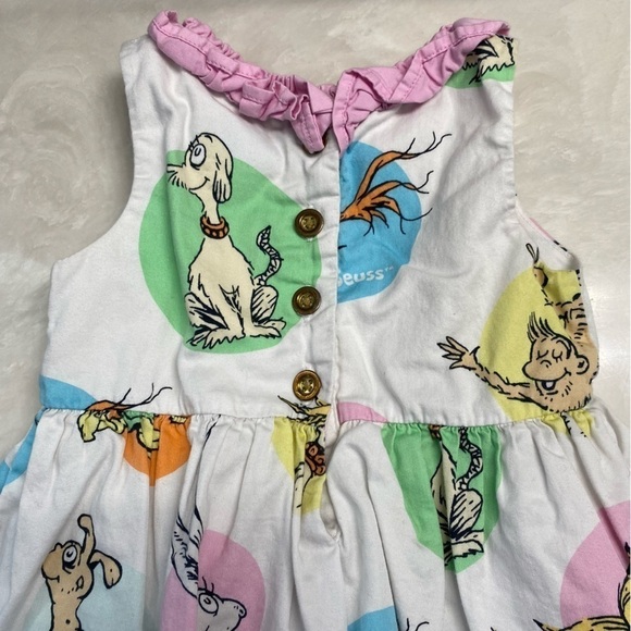 Dr. Seuss 18M Ruffle Dress Sleeveless 18 Months - Picture 6 of 14